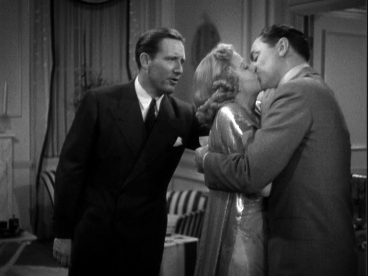 Spencer Tracy, Jean Harlow, William Powell in Libeled Lady