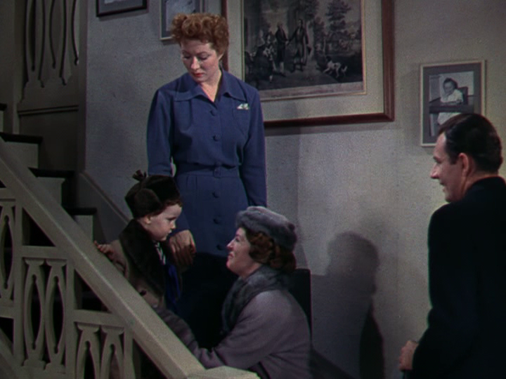 Greer Garson places a child for adoption in Blossoms in the Dust.
